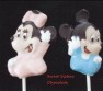 331sp Famous Male and Female Mouse Baby Chocolate Candy Lollipop Mold 331sp Famous Male and Female Mouse Baby Chocolate Candy Lollipop Mold